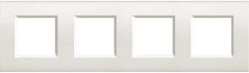 Рамка прямоугольная Legrand BTicino LivingLight 8 мод белый картинка